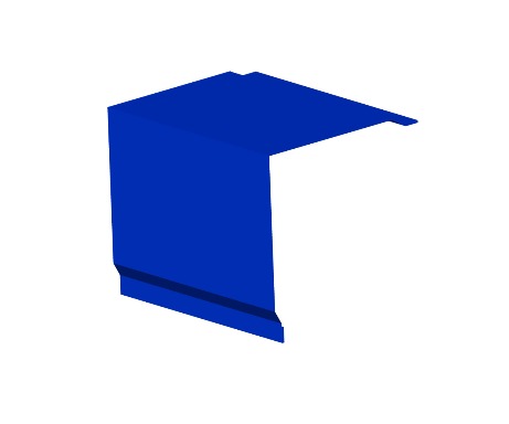 Доборные элементы для заборов и стен RAL 7035